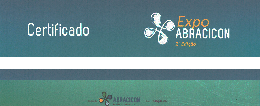 II EXPO ABRACICON no dia 7 de dezembro de 2017